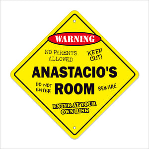 Anastacio's Room Sign