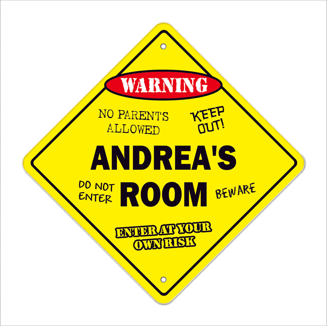 Andrea's Room Sign