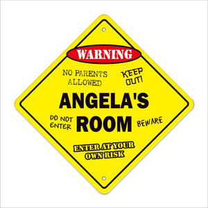 Angela's Room Sign