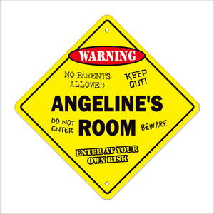 Angeline's Room Sign