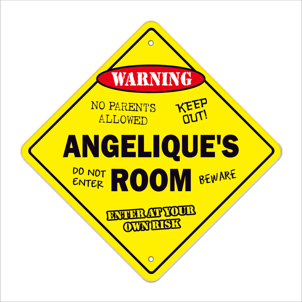 Angelique's Room Sign