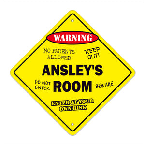 Ansley's Room Sign