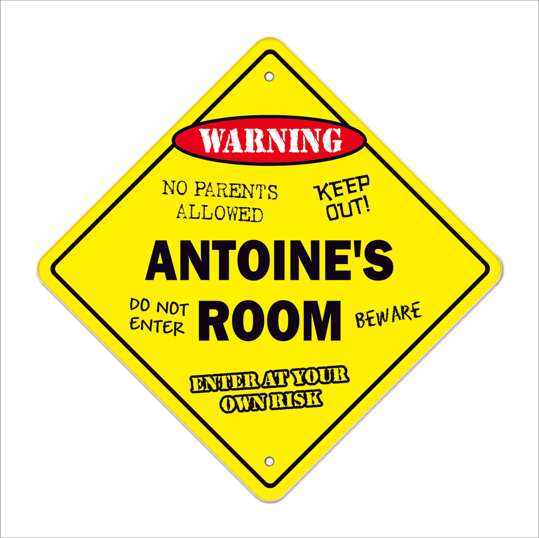 Antoine's Room Sign