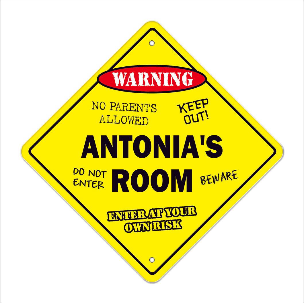 Antonia's Room Sign