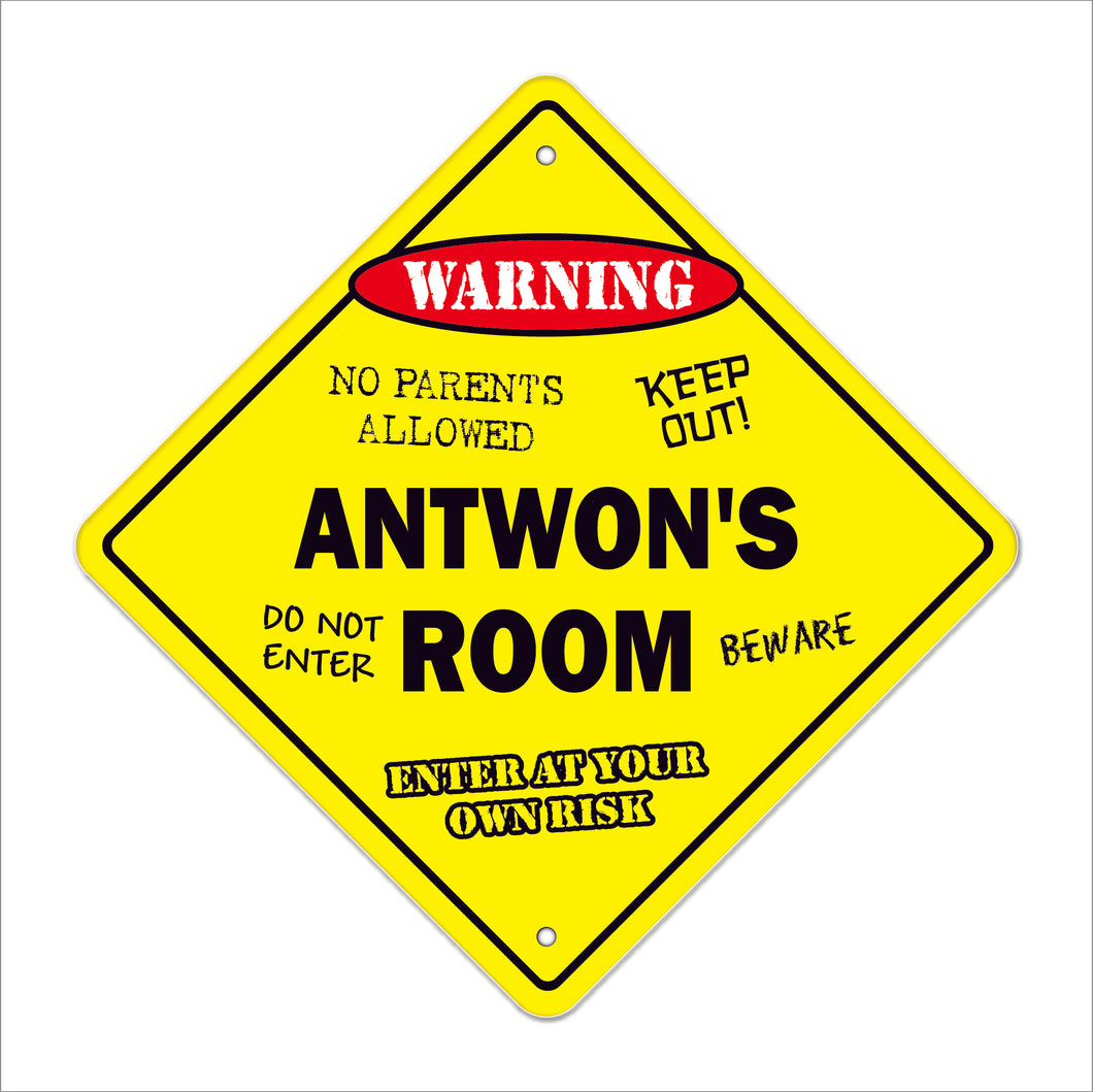 Antwon's Room Sign