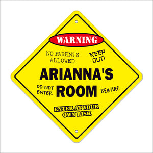 Arianna's Room Sign