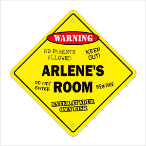 Arlene's Room Sign