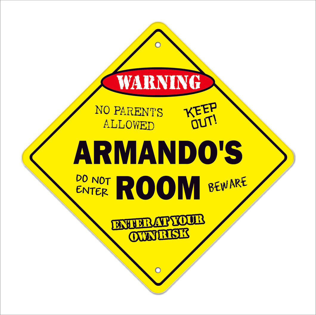 Armando's Room Sign