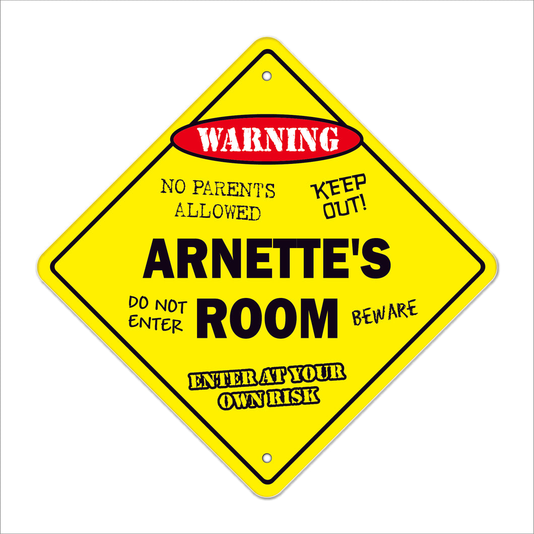 Arnette's Room Sign