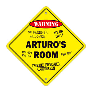 Arturo's Room Sign