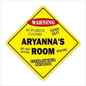 Aryanna's Room Sign