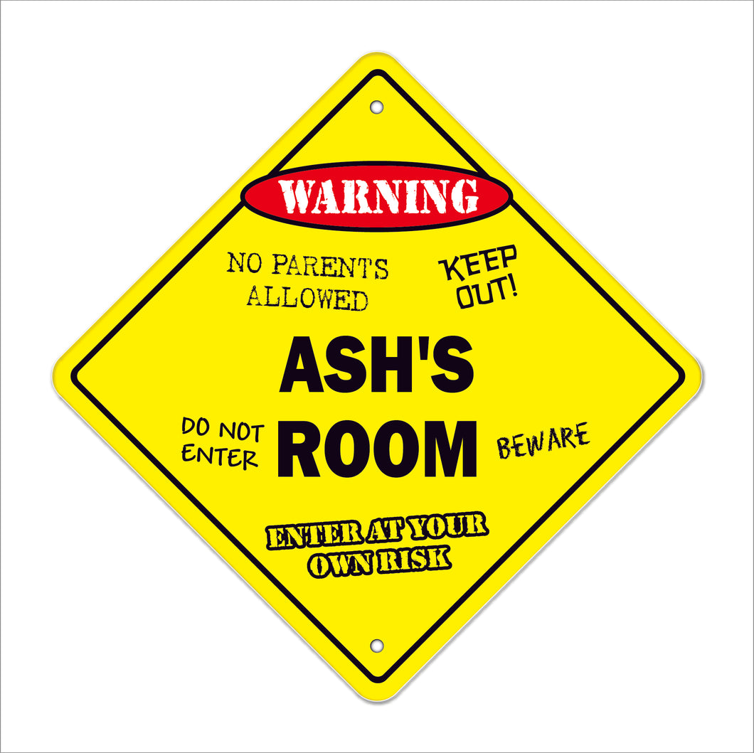 Ash's Room Sign