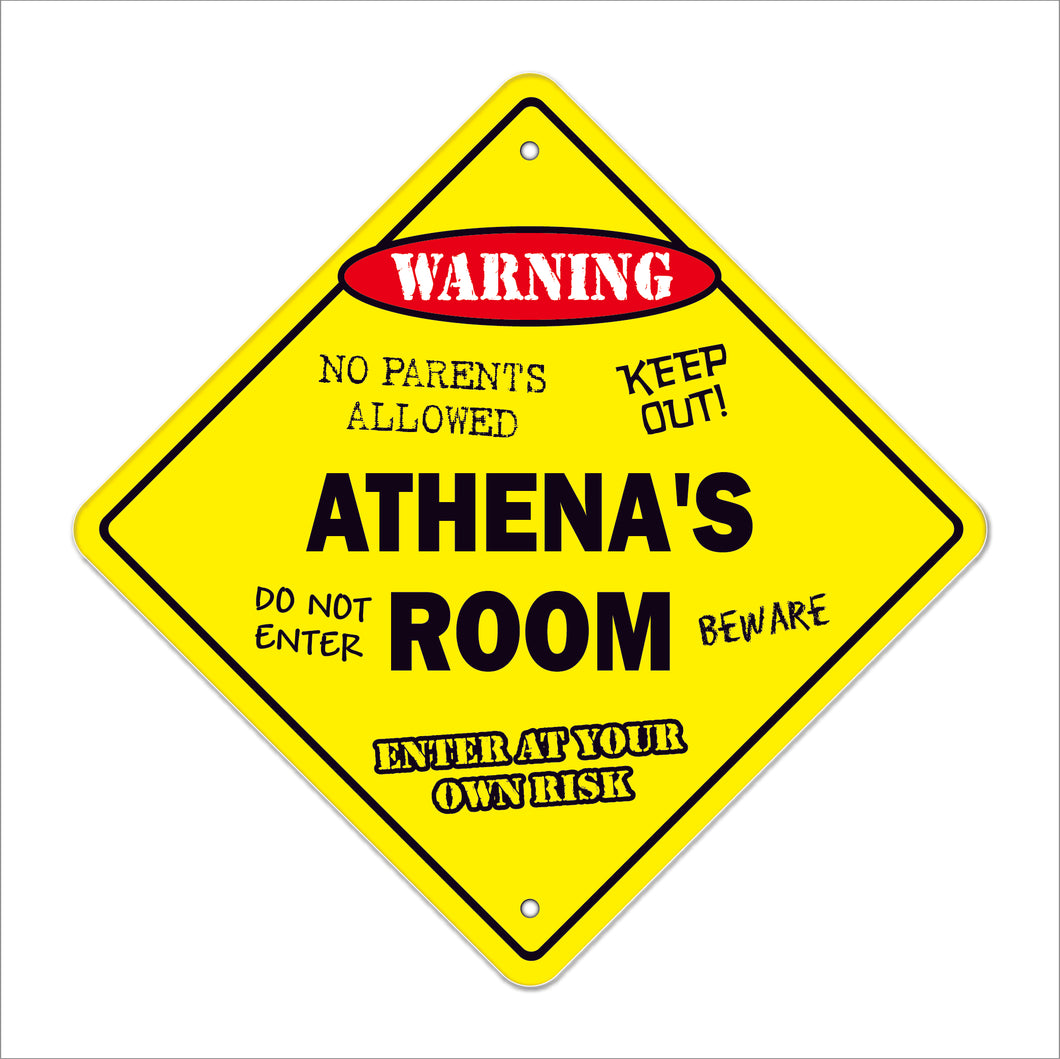 Athena's Room Sign