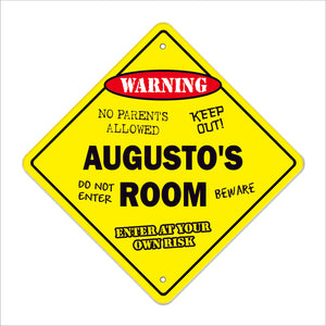 Augusto's Room Sign