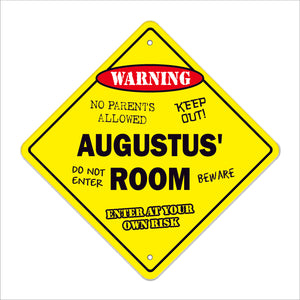 Augustus' Room Sign