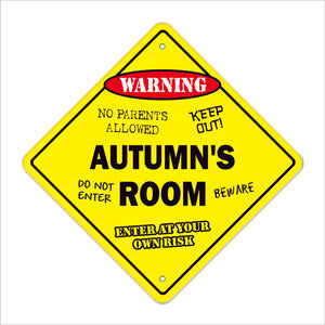 Autumn's Room Sign