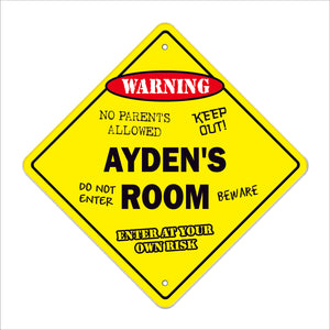 Ayden's Room Sign