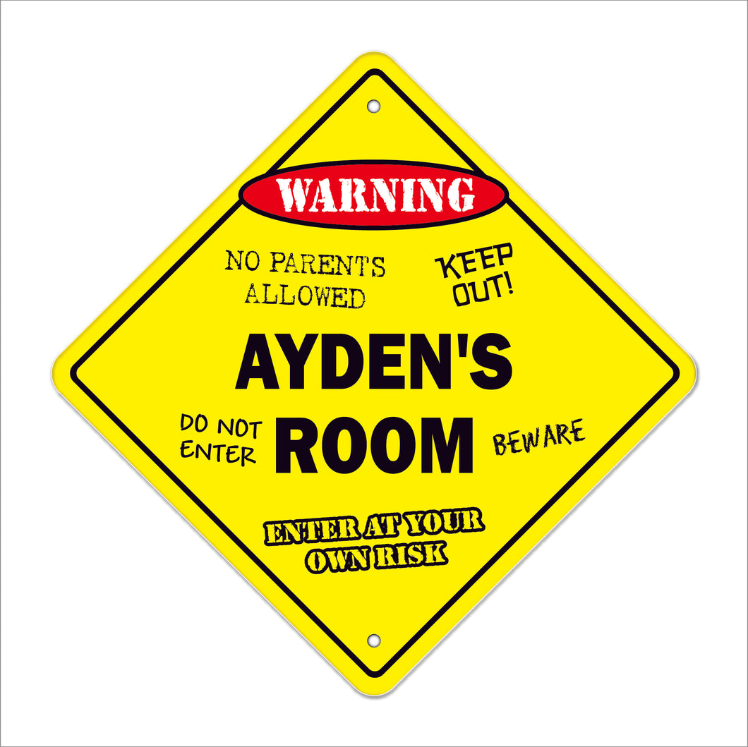 Ayden's Room Sign