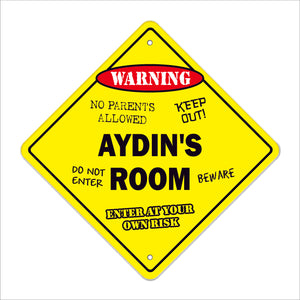 Aydin's Room Sign