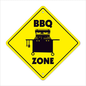 Bbq Crossing Sign