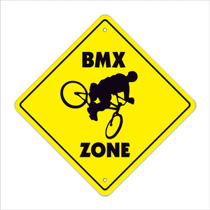 Bmx Crossing Sign