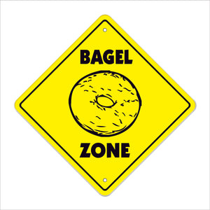 Bagel Crossing Sign