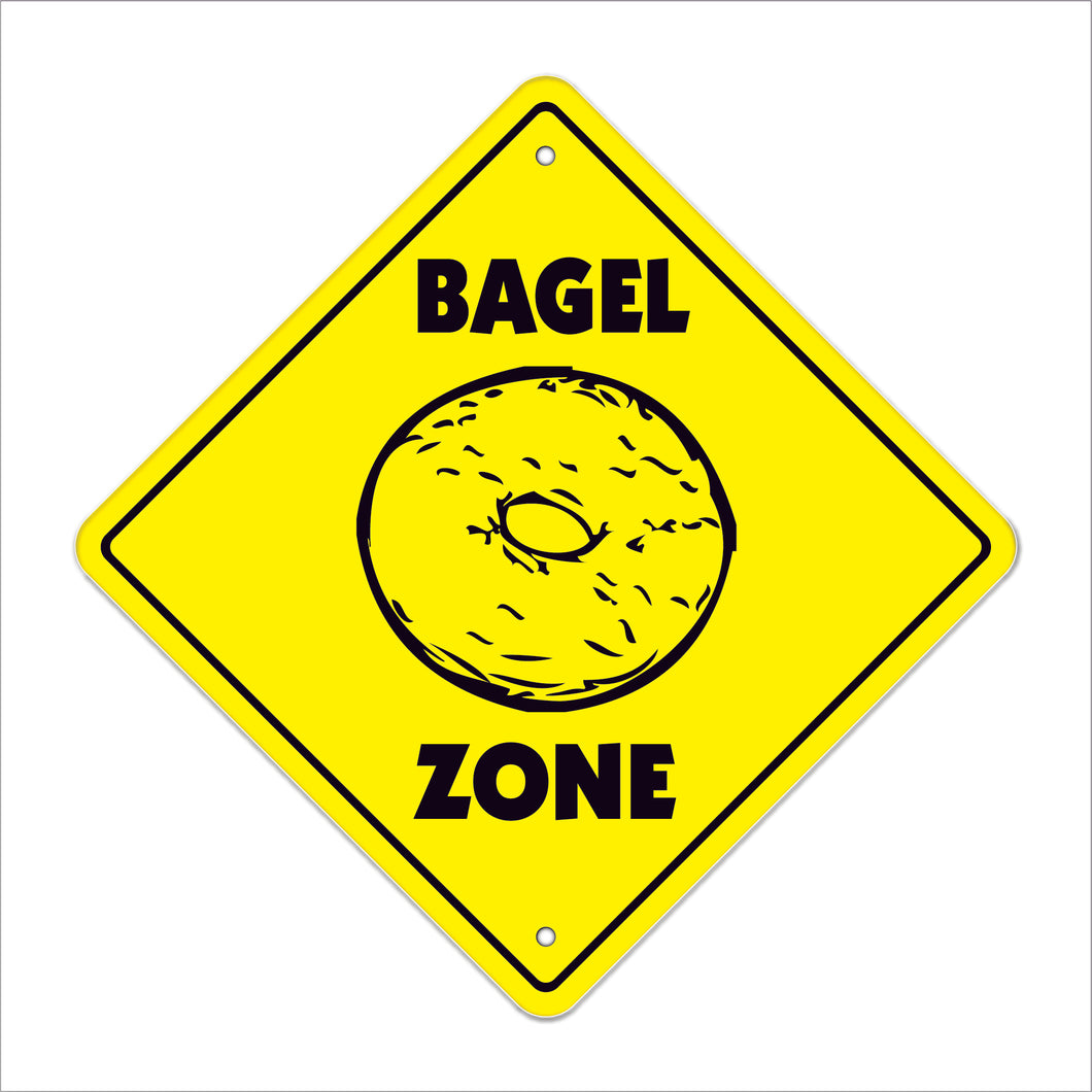 Bagel Crossing Sign