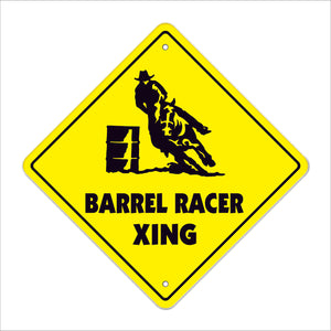 Barrel Crossing Sign