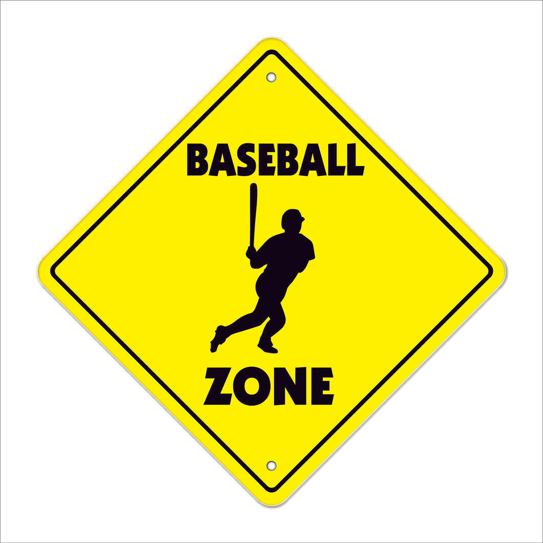 Baseball Crossing Sign