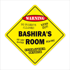 Bashira's Room Sign