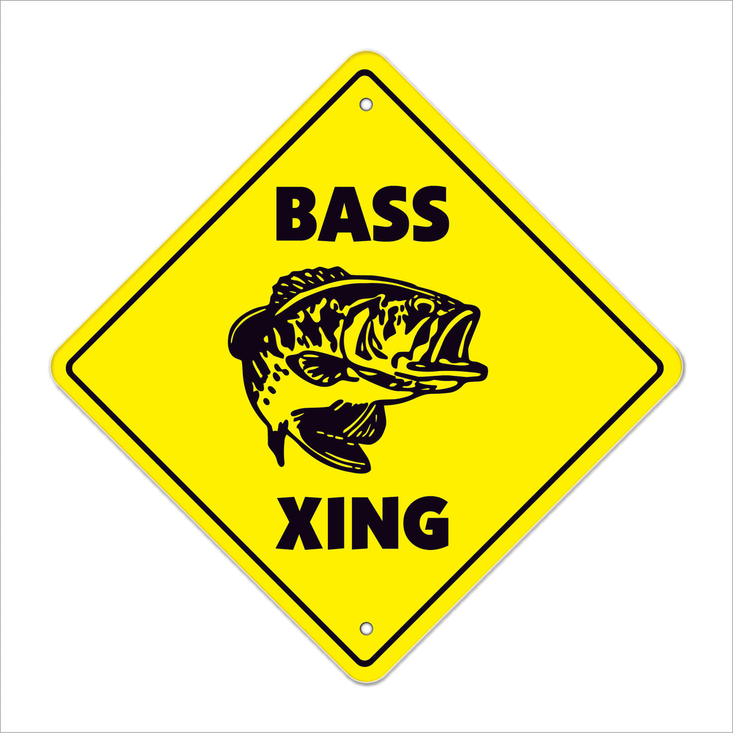 Bass Crossing Sign