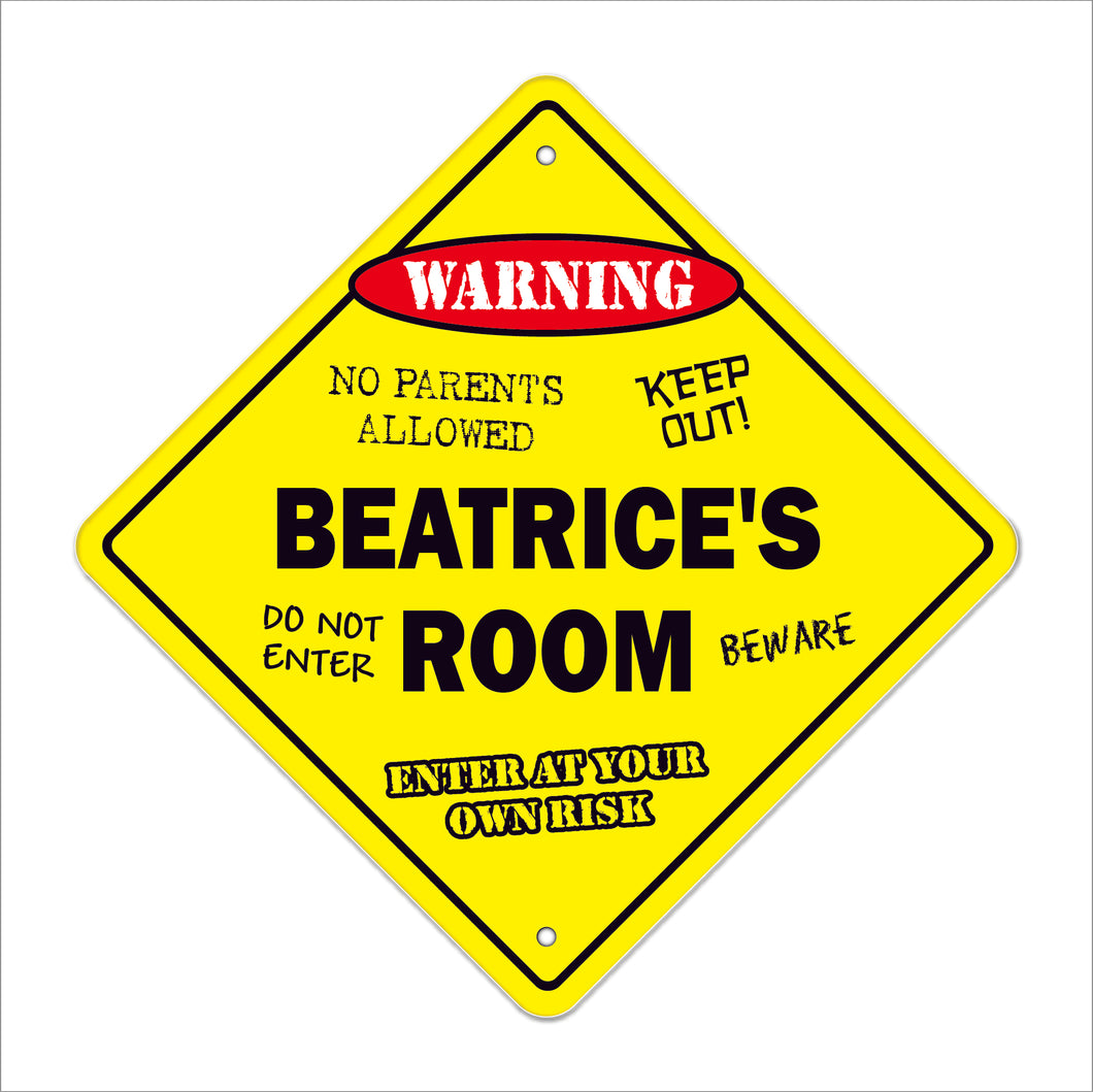 Beatrice's Room Sign