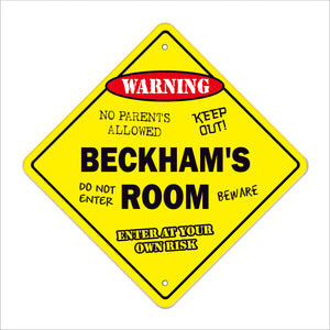 Beckham's Room Sign