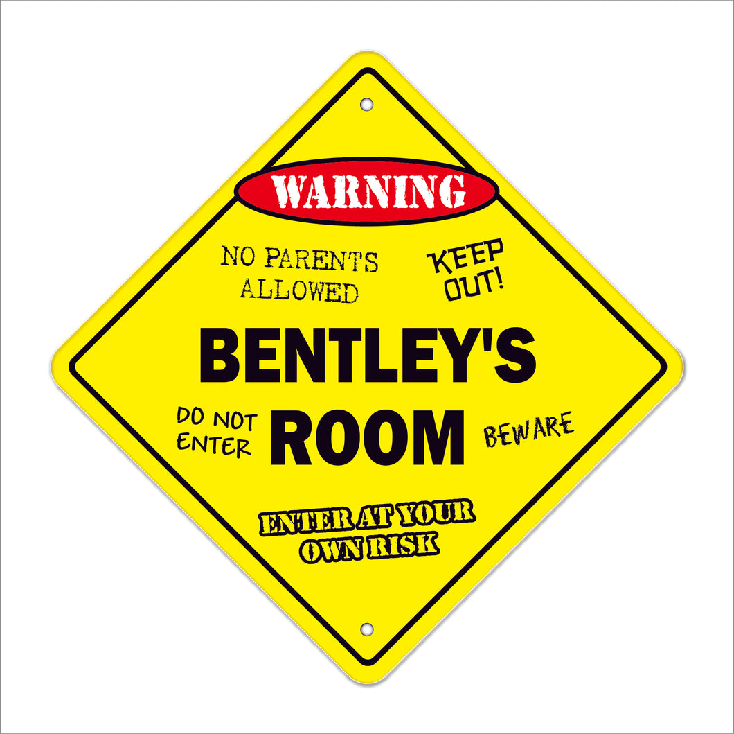 Bentley's Room Sign