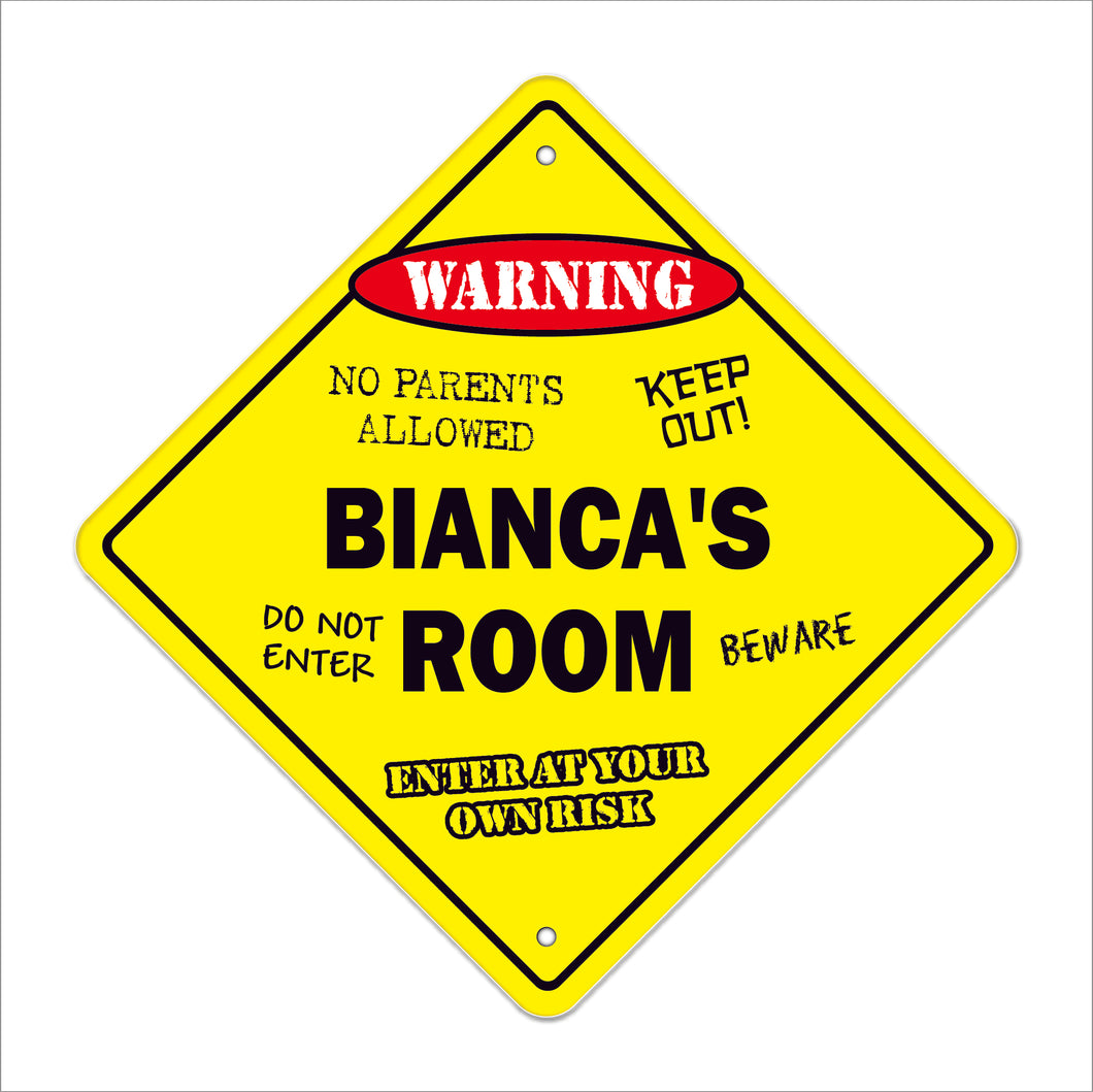 Bianca's Room Sign