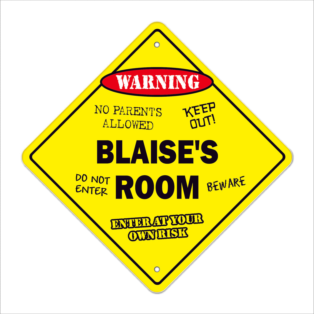 Blaise's Room Sign