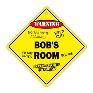 Bob's Room Sign