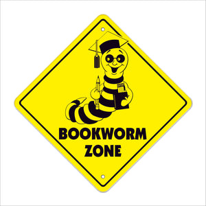 Bookworm Crossing Sign