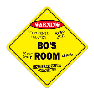 Bo's Room Sign