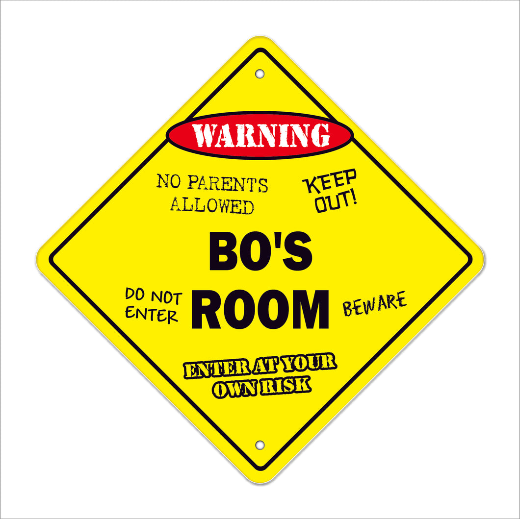 Bo's Room Sign