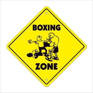 Boxing Crossing Sign