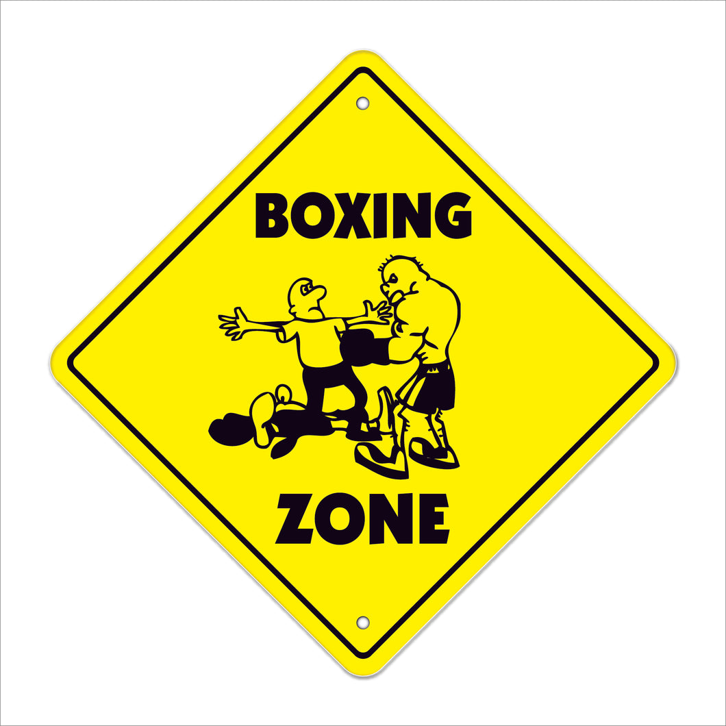 Boxing Crossing Sign