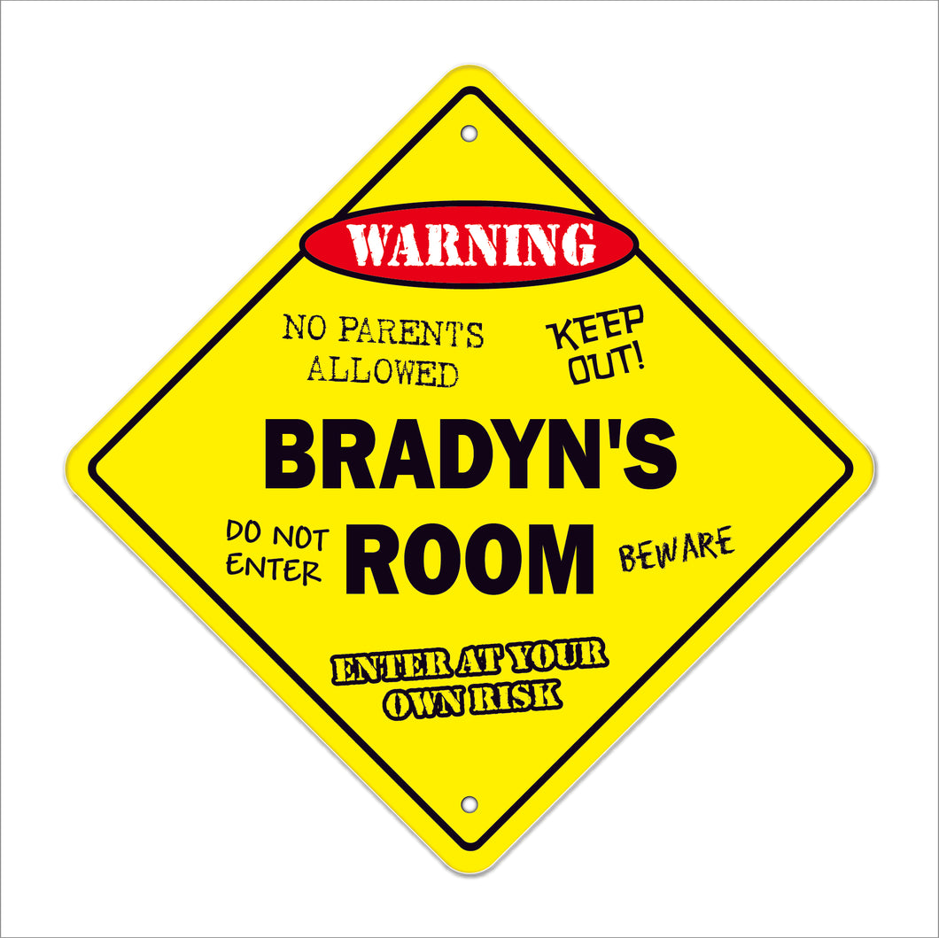 Bradyn's Room Sign