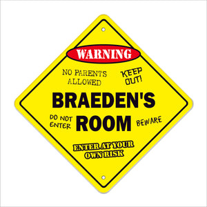 Braeden's Room Sign