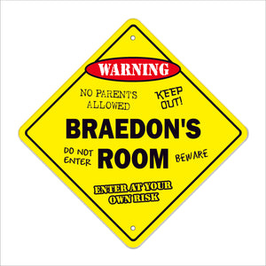 Braedon's Room Sign