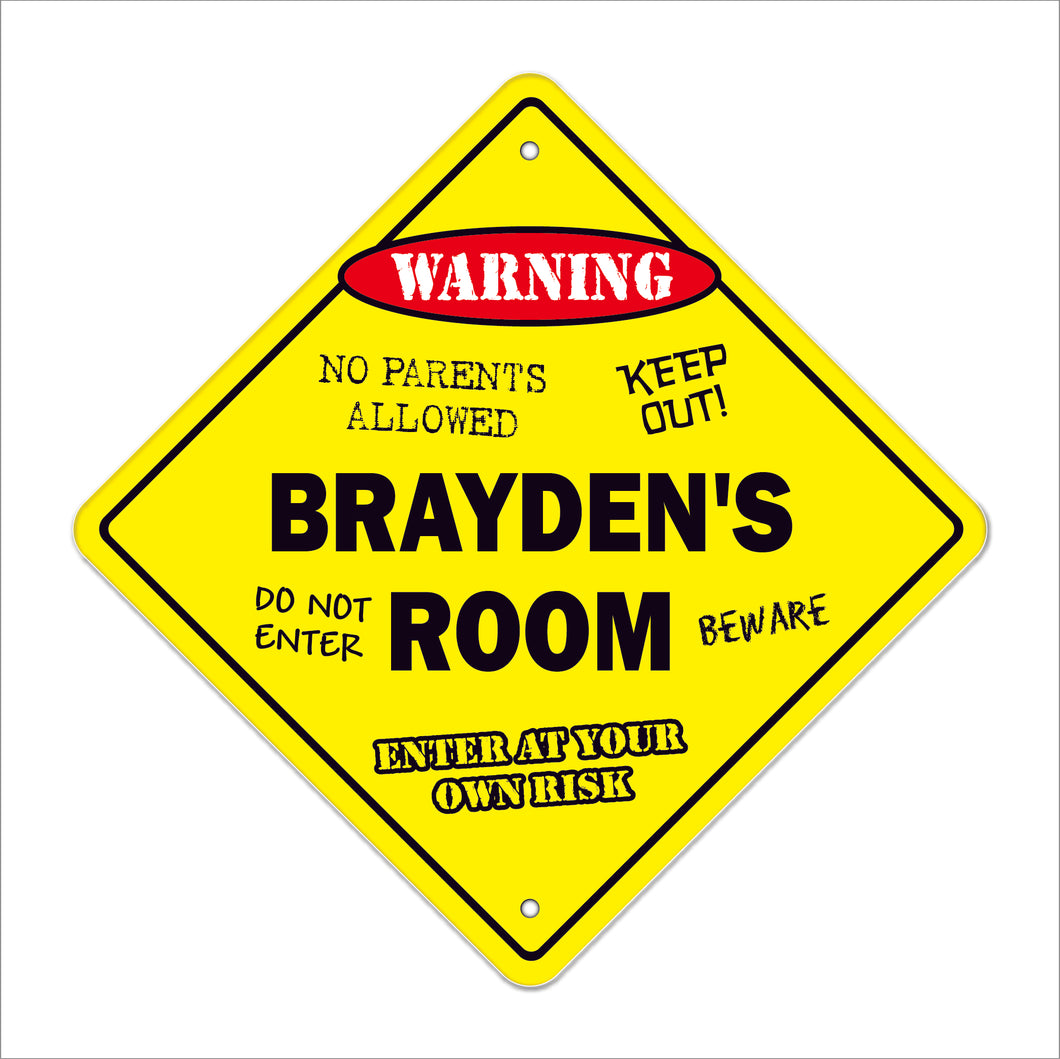 Brayden's Room Sign