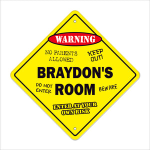 Braydon's Room Sign