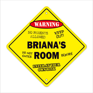 Briana's Room Sign