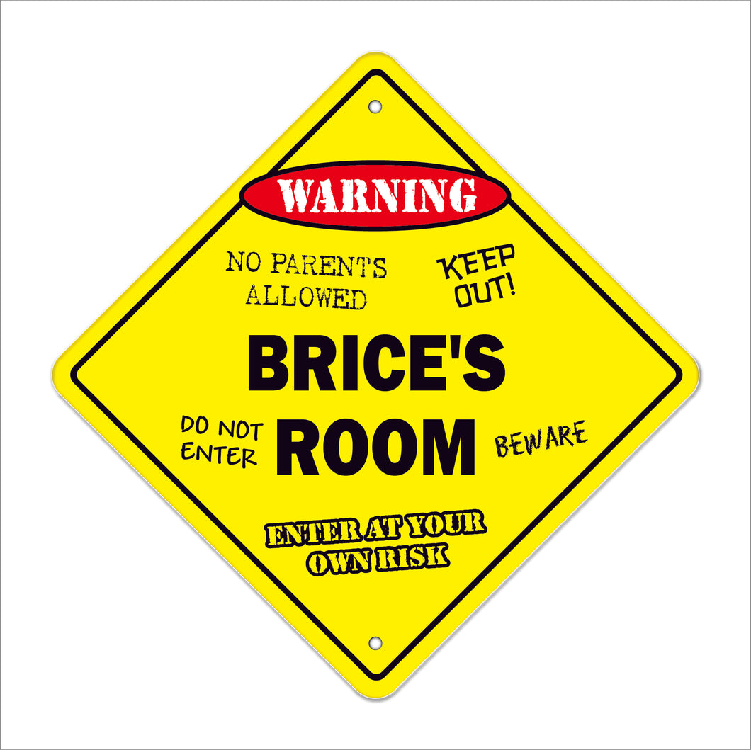 Brice's Room Sign