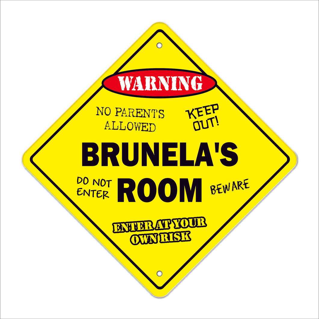 Brunela's Room Sign